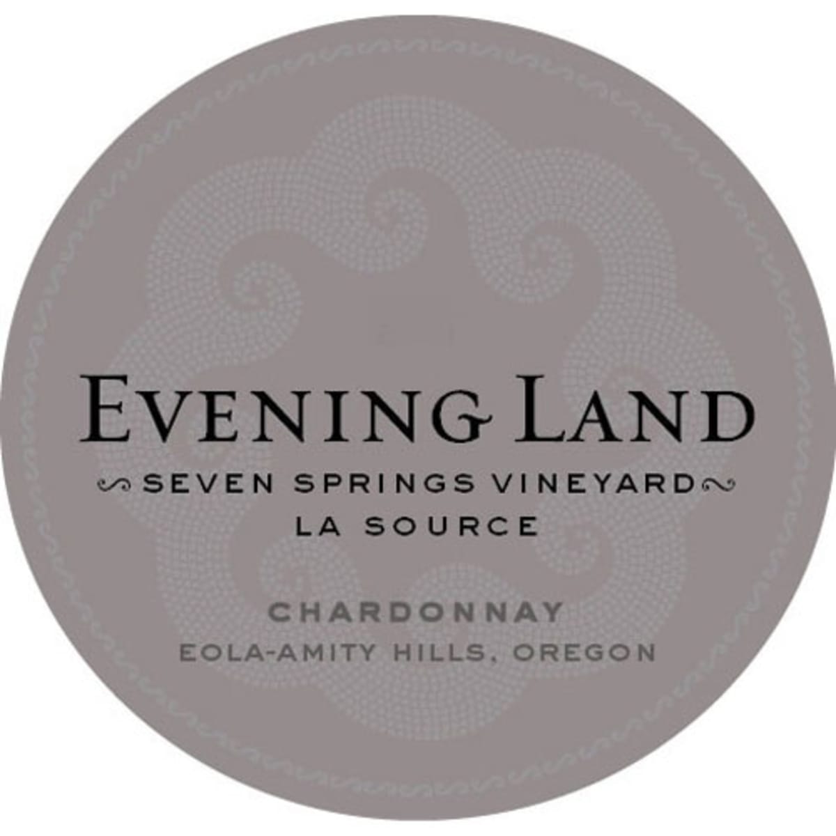 Evening Land Seven Springs Vineyard La Source Chardonnay 2012 Front Label