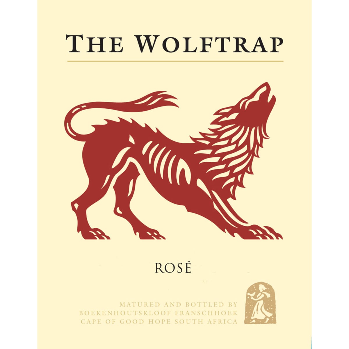 Boekenhoutskloof The Wolftrap Rose 2014 Front Label