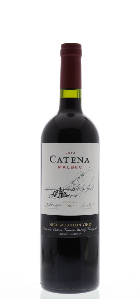 Catena Malbec 2013 Front Bottle Shot