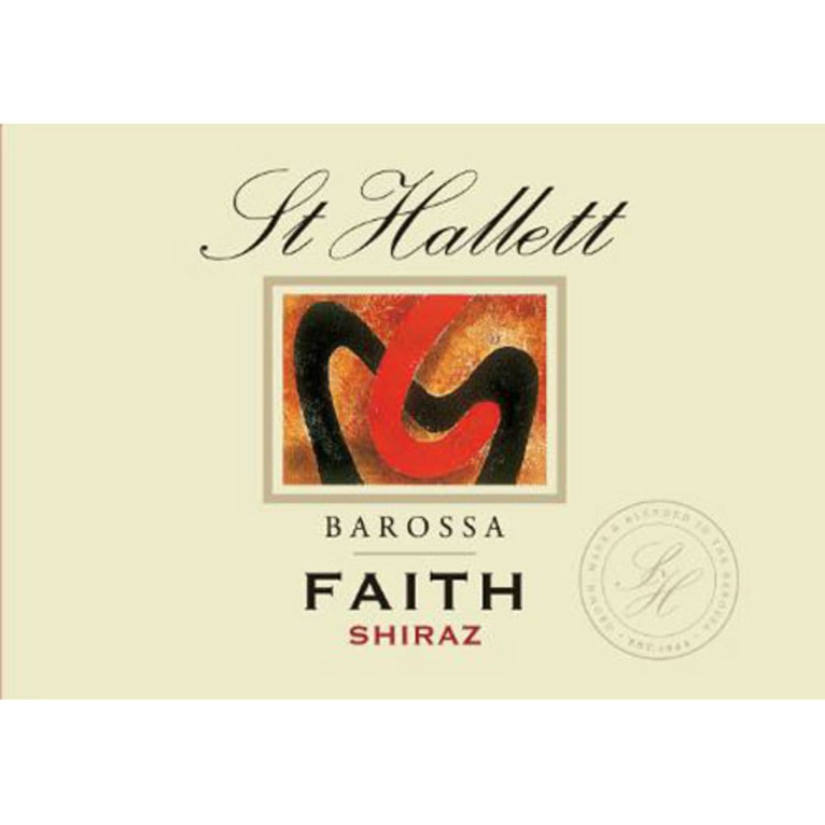 St Hallett Faith Shiraz 2014 Front Label