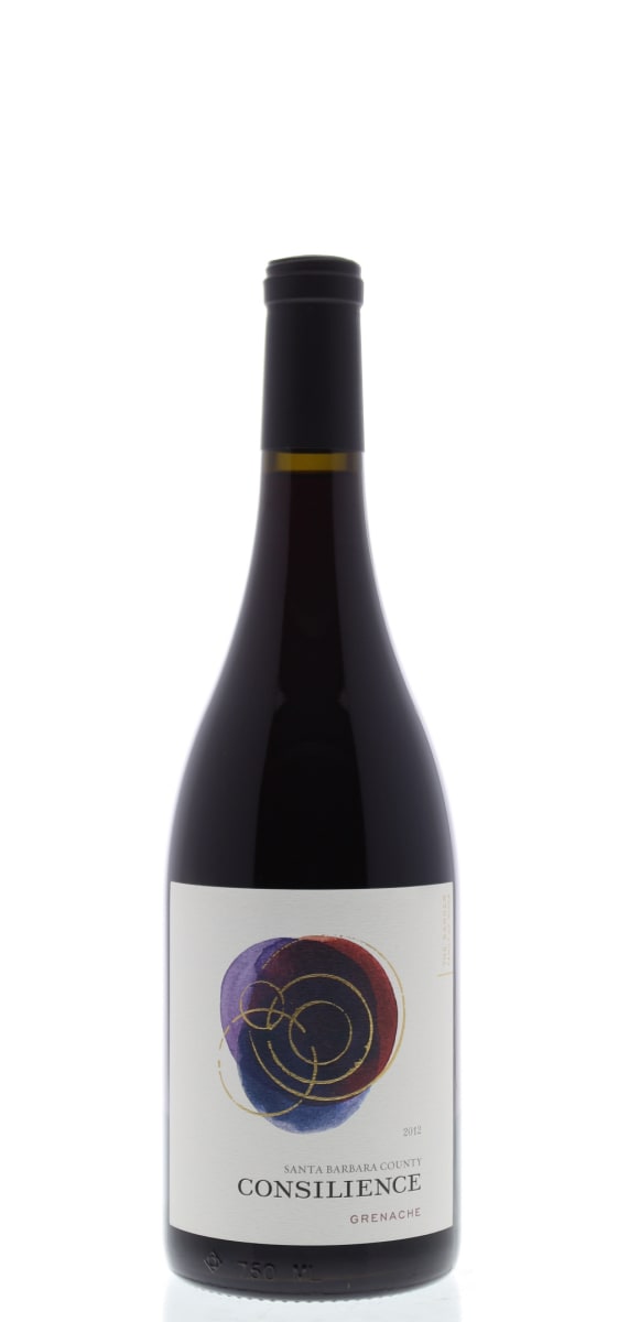 Consilience Grenache 2012 Front Bottle Shot