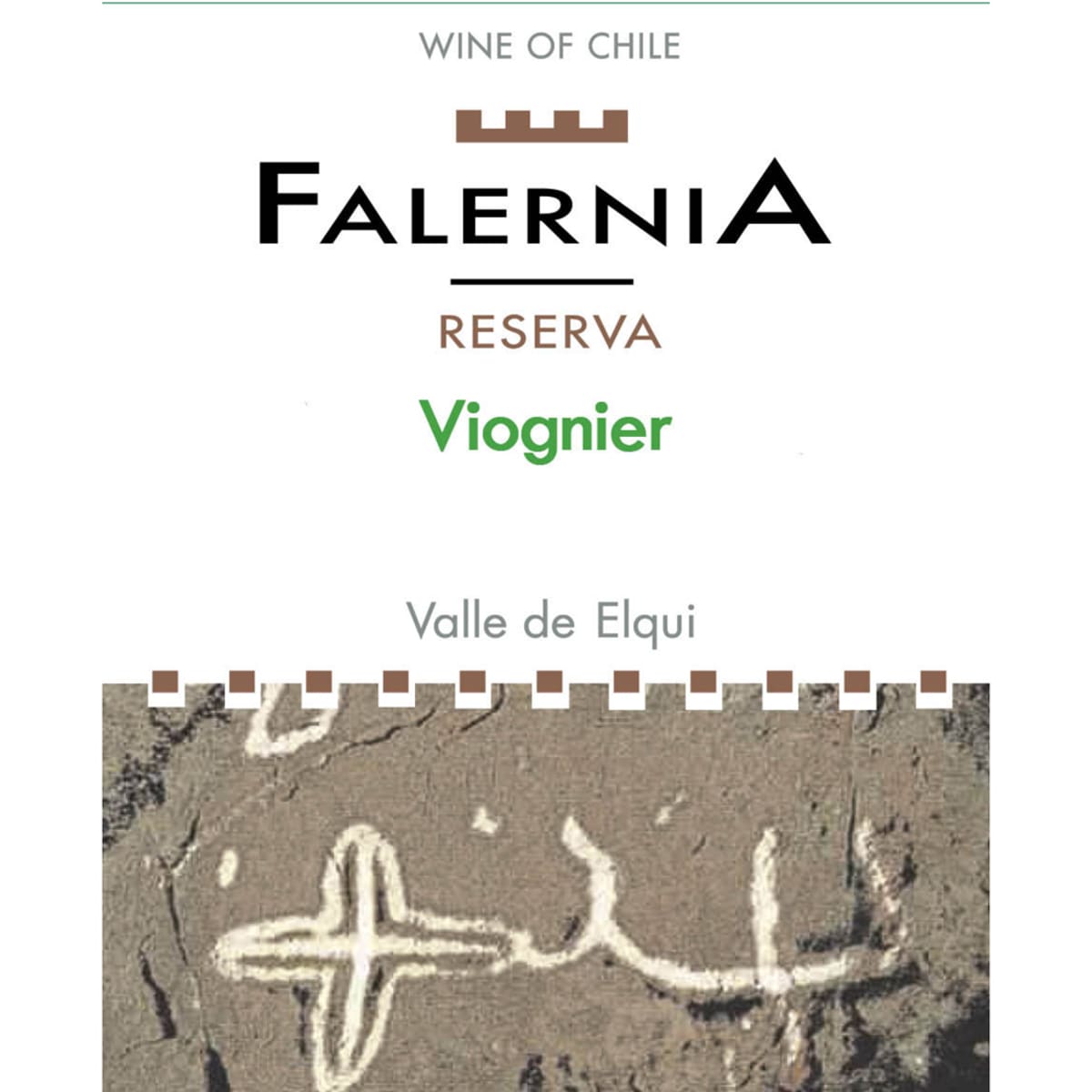 Falernia Reserva Viognier 2014 Front Label