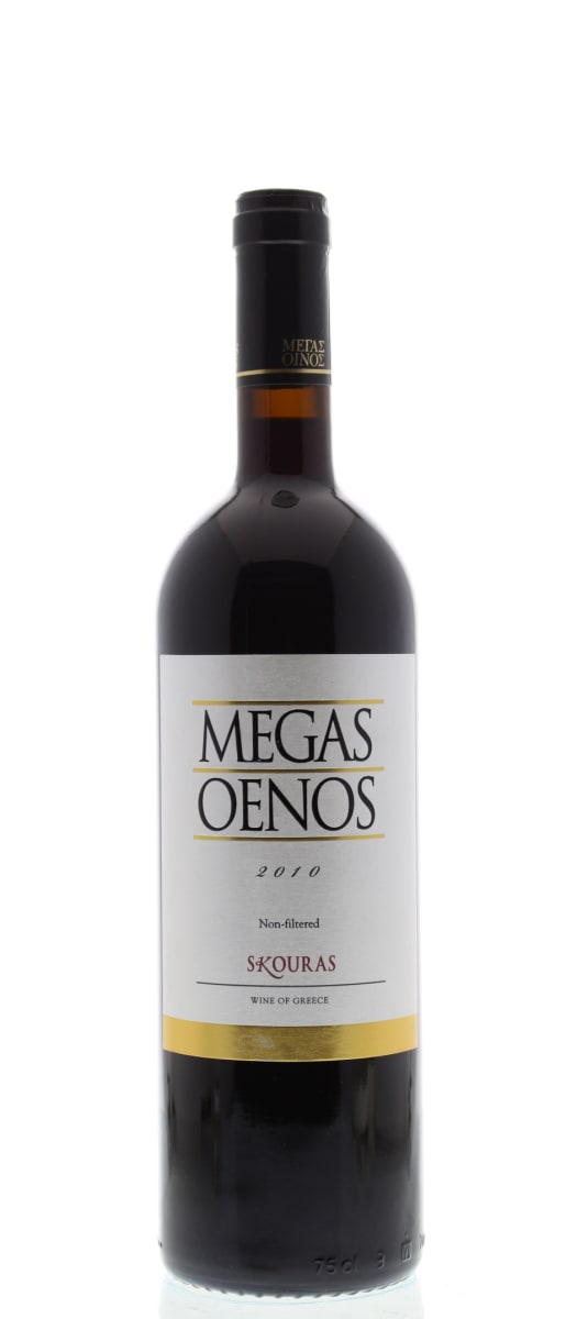 Skouras Megas Oenos Red 2010 Front Bottle Shot