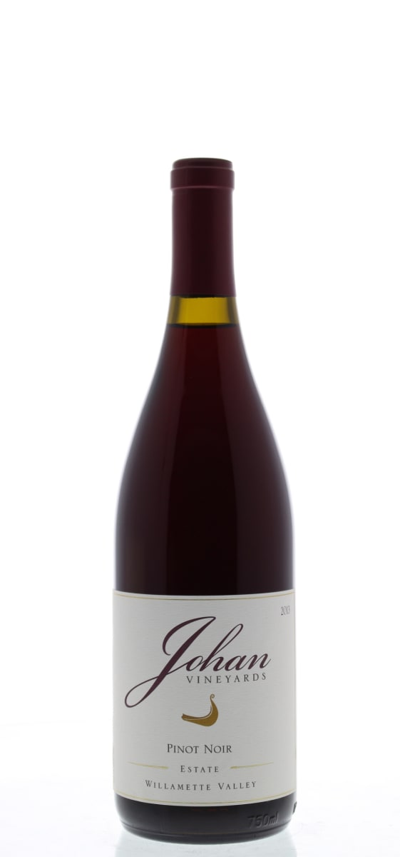 Johan Vineyards Estate Pinot Noir 2013 Front Bottle Shot