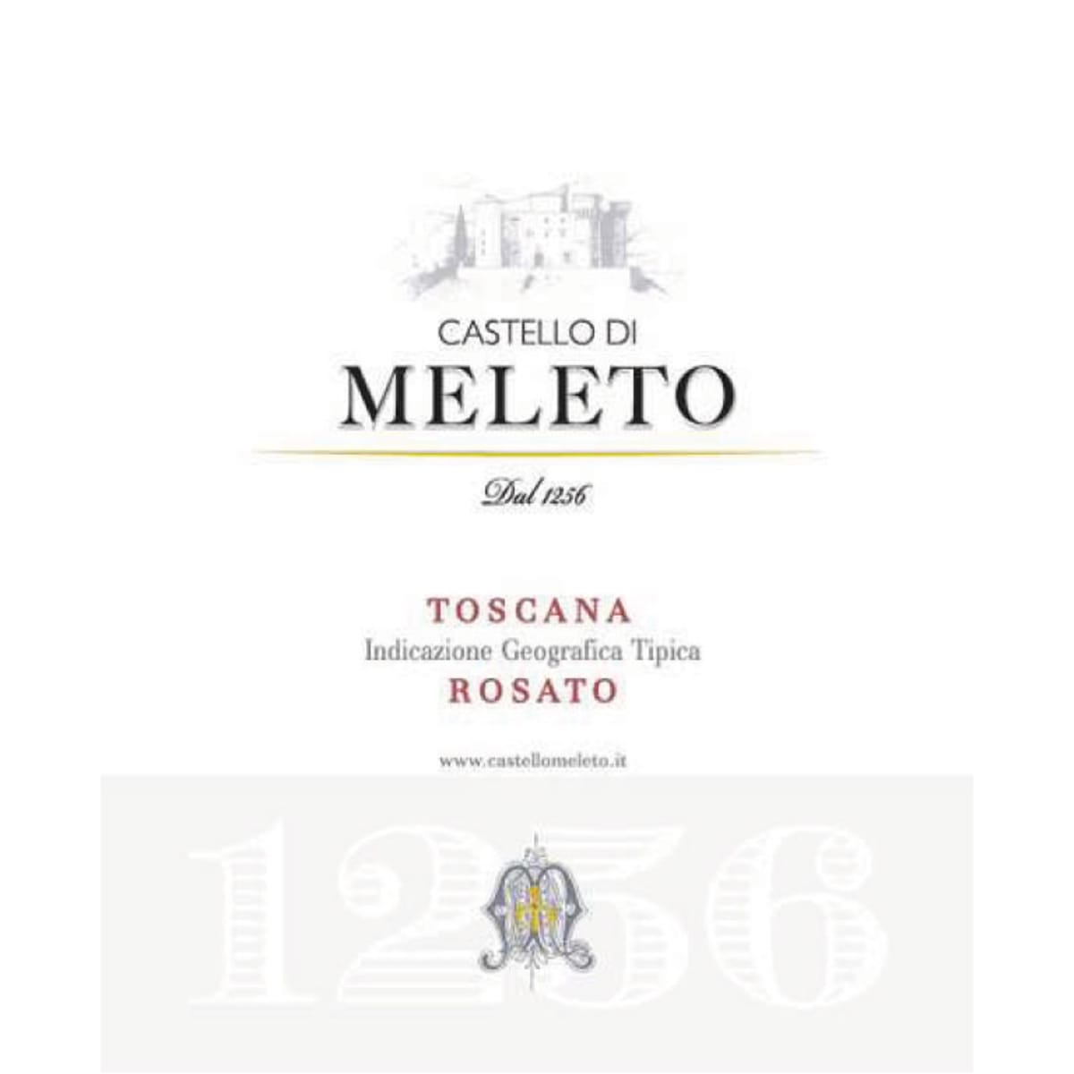 Castello di Meleto Rosato 2014 Front Label