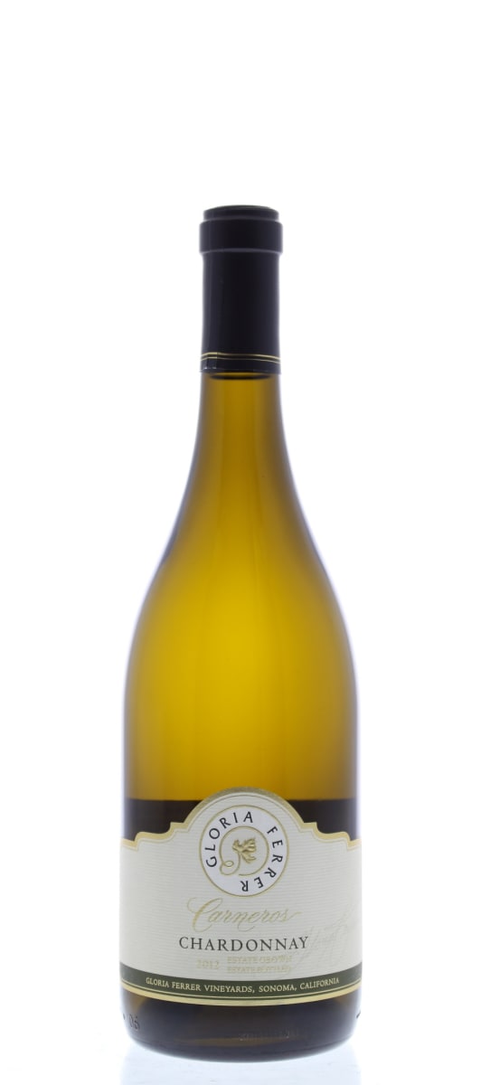 Gloria Ferrer Carneros Chardonnay 2012 Front Bottle Shot