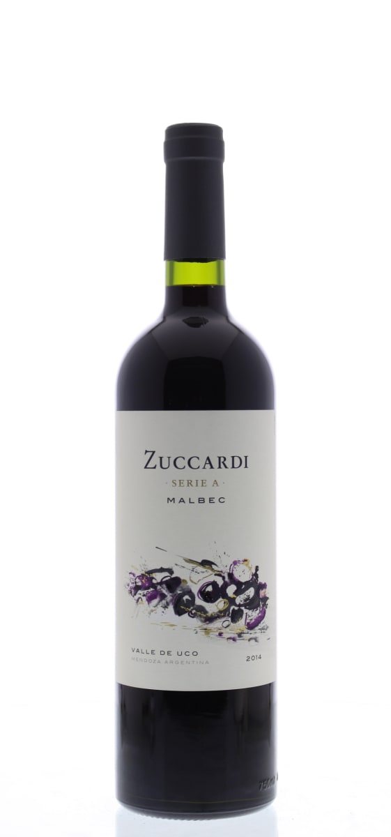 Zuccardi Serie A Malbec 2014 Front Bottle Shot