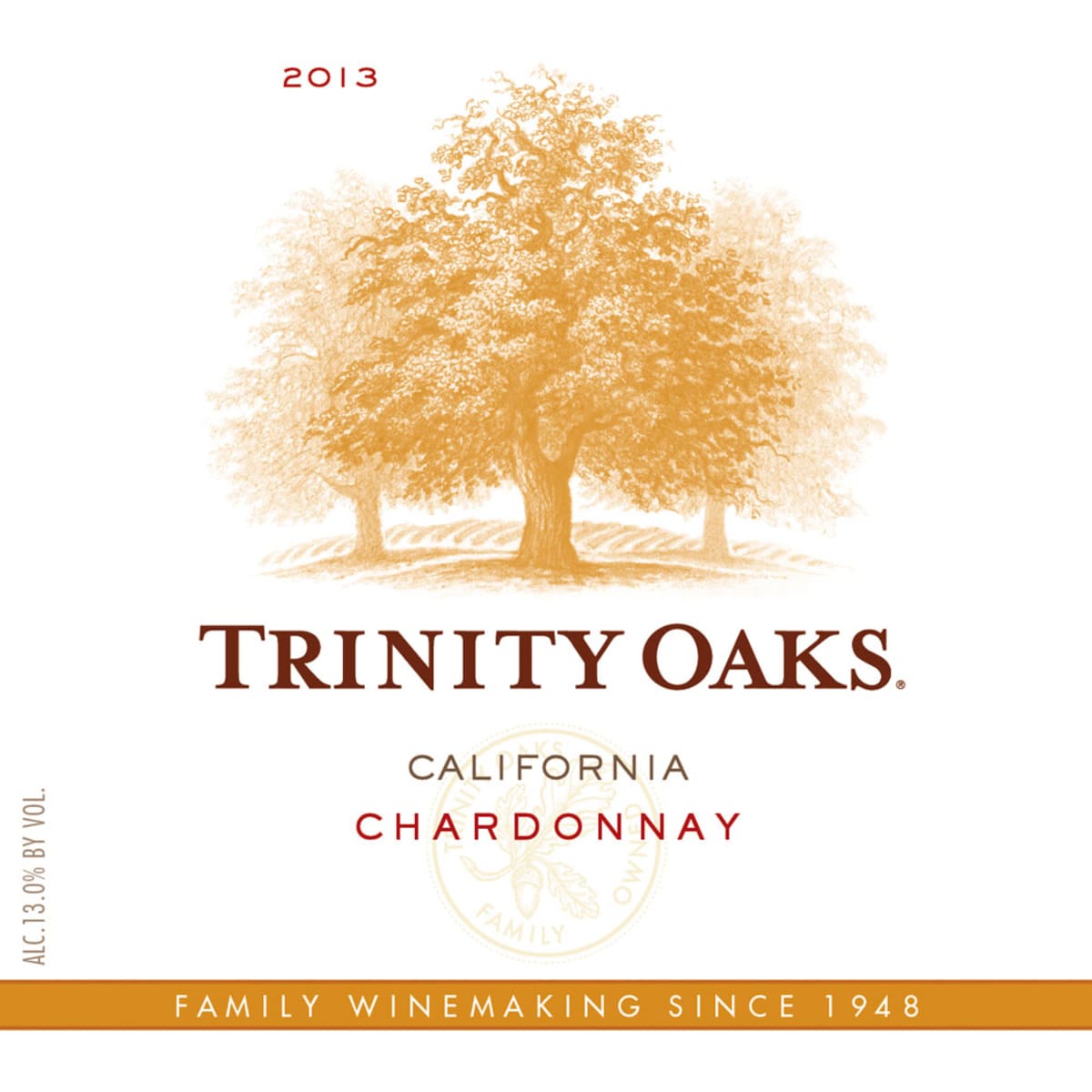 Trinity Oaks Chardonnay 2013 Front Label