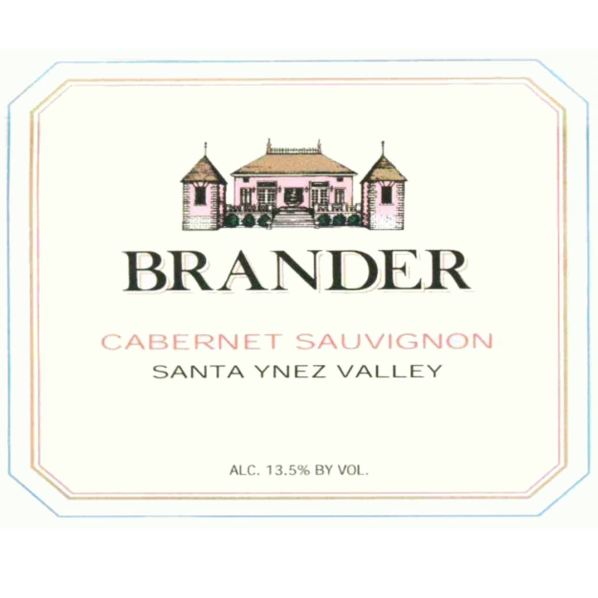 Brander Cabernet Sauvignon 2014 Front Label