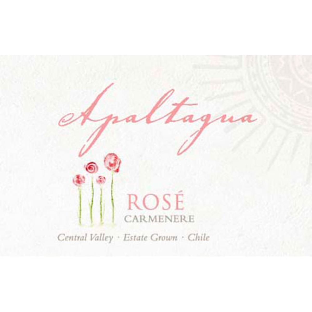 Apaltagua Carmenere Rose 2015 Front Label