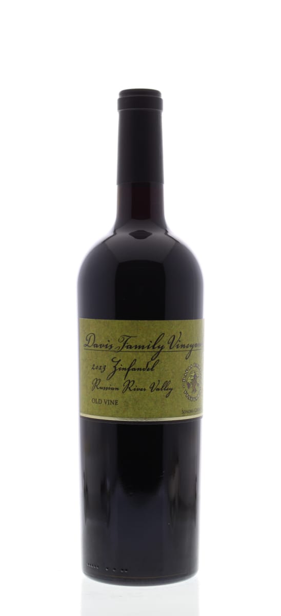 Davis Family Vineyards Old Vine Zinfandel 2013 Front Bottle Shot