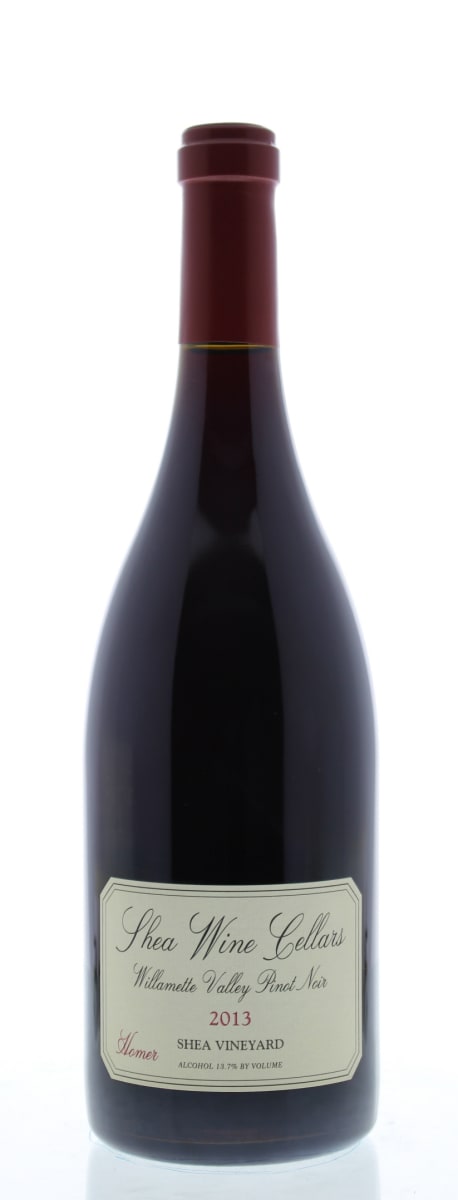 Shea Homer Pinot Noir 2013 Front Bottle Shot