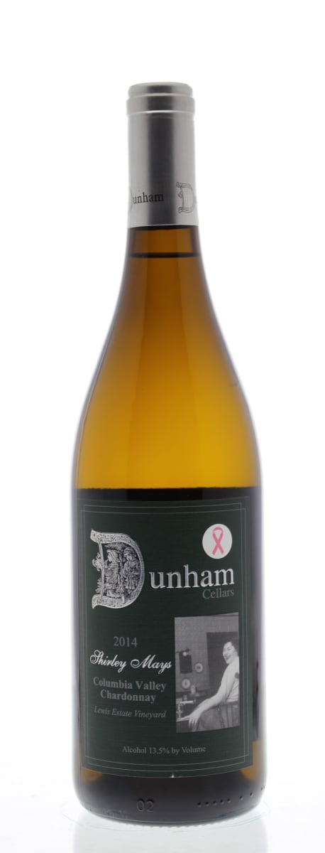 Dunham Cellars Shirley Mays Chardonnay 2014 Front Bottle Shot