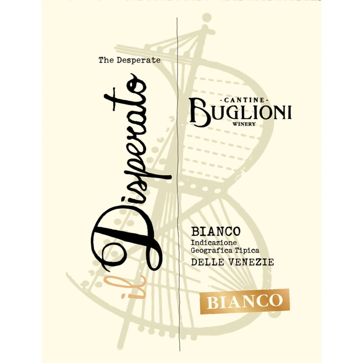 Buglioni Il Disperato 2014 Front Label