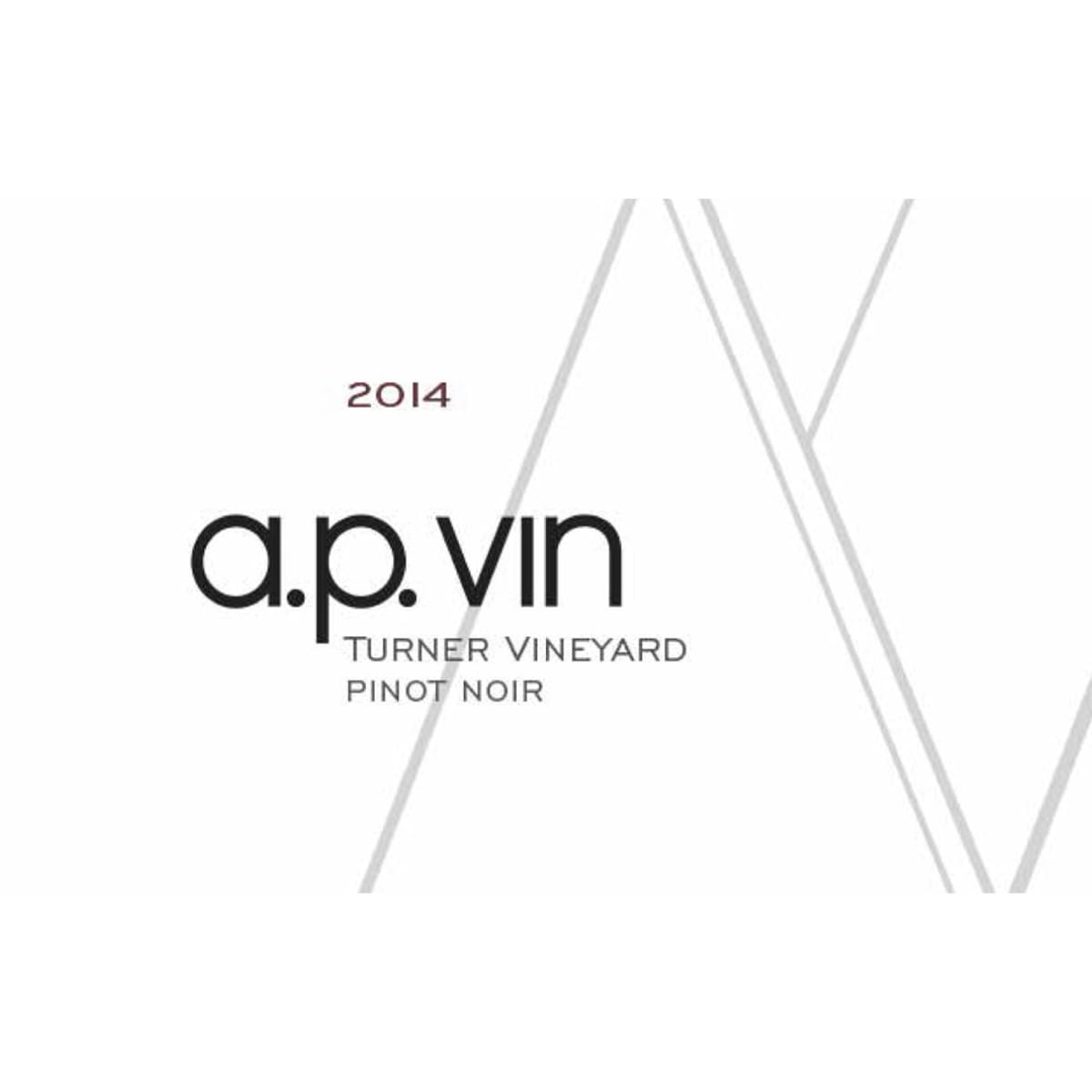 A.P. Vin Turner Vineyard Pinot Noir 2014 Front Label