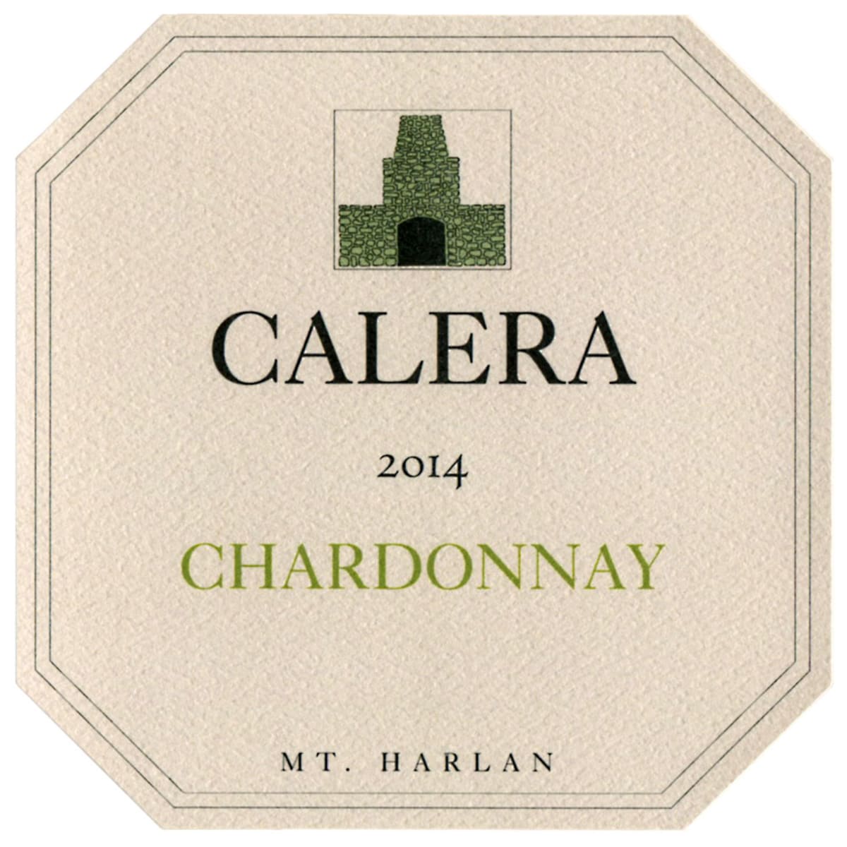 Calera Mt. Harlan Chardonnay 2014 Front Label