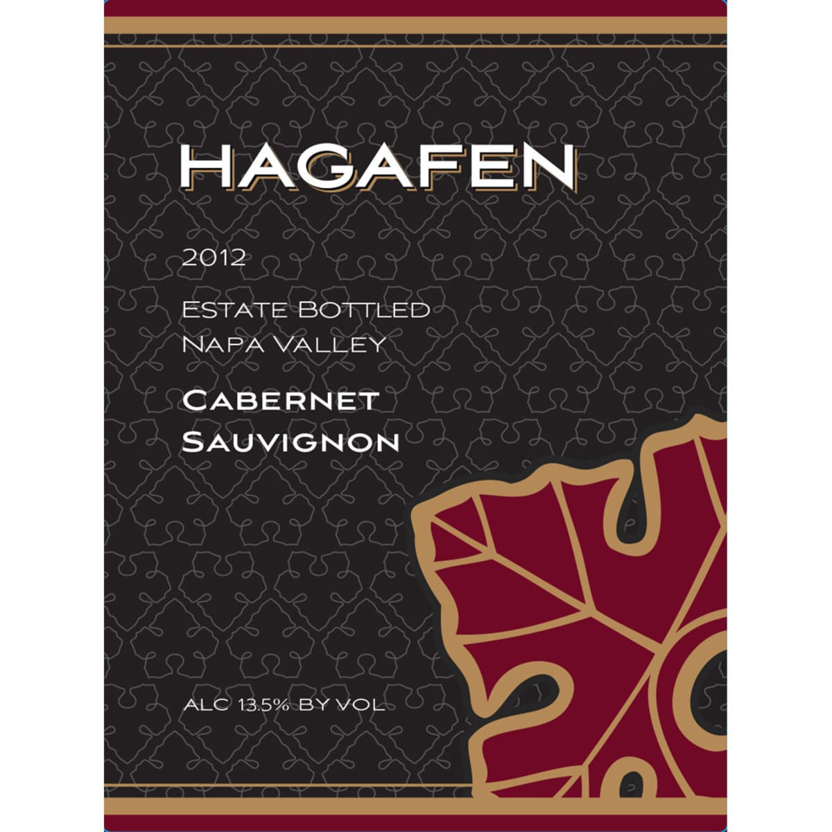 Hagafen Cabernet Sauvignon (OU Kosher) 2012 Front Label