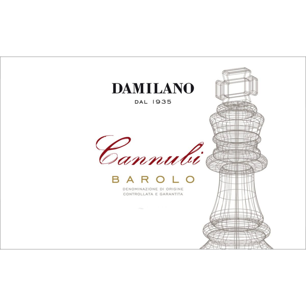 Damilano Barolo Cannubi 2000 Front Label