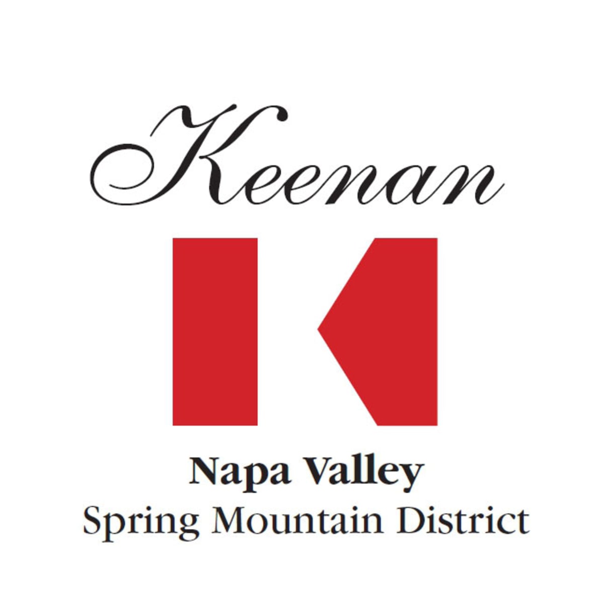 Keenan Chardonnay 2014 Front Label