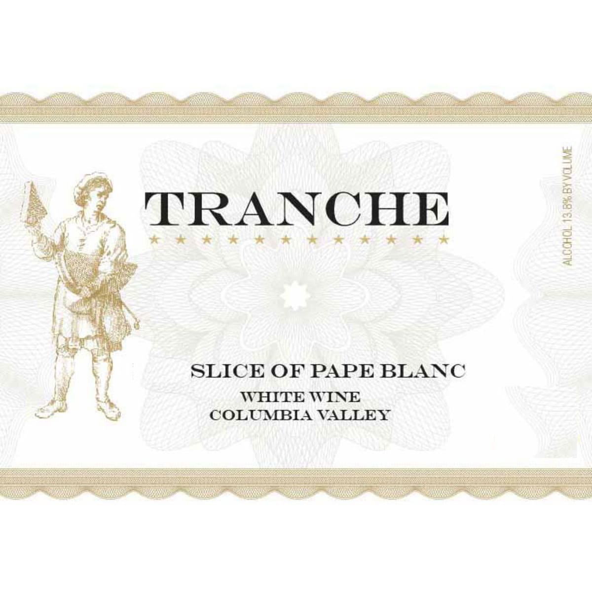 Tranche Cellars Slice of Pape Blanc 2012 Front Label