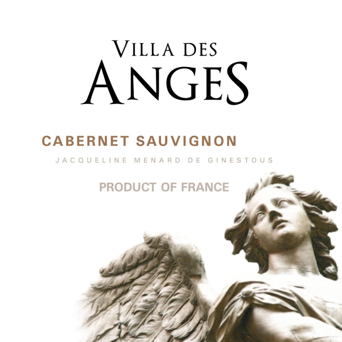 Jeff Carrel Villa des Anges Cabernet Sauvignon 2014 Front Label