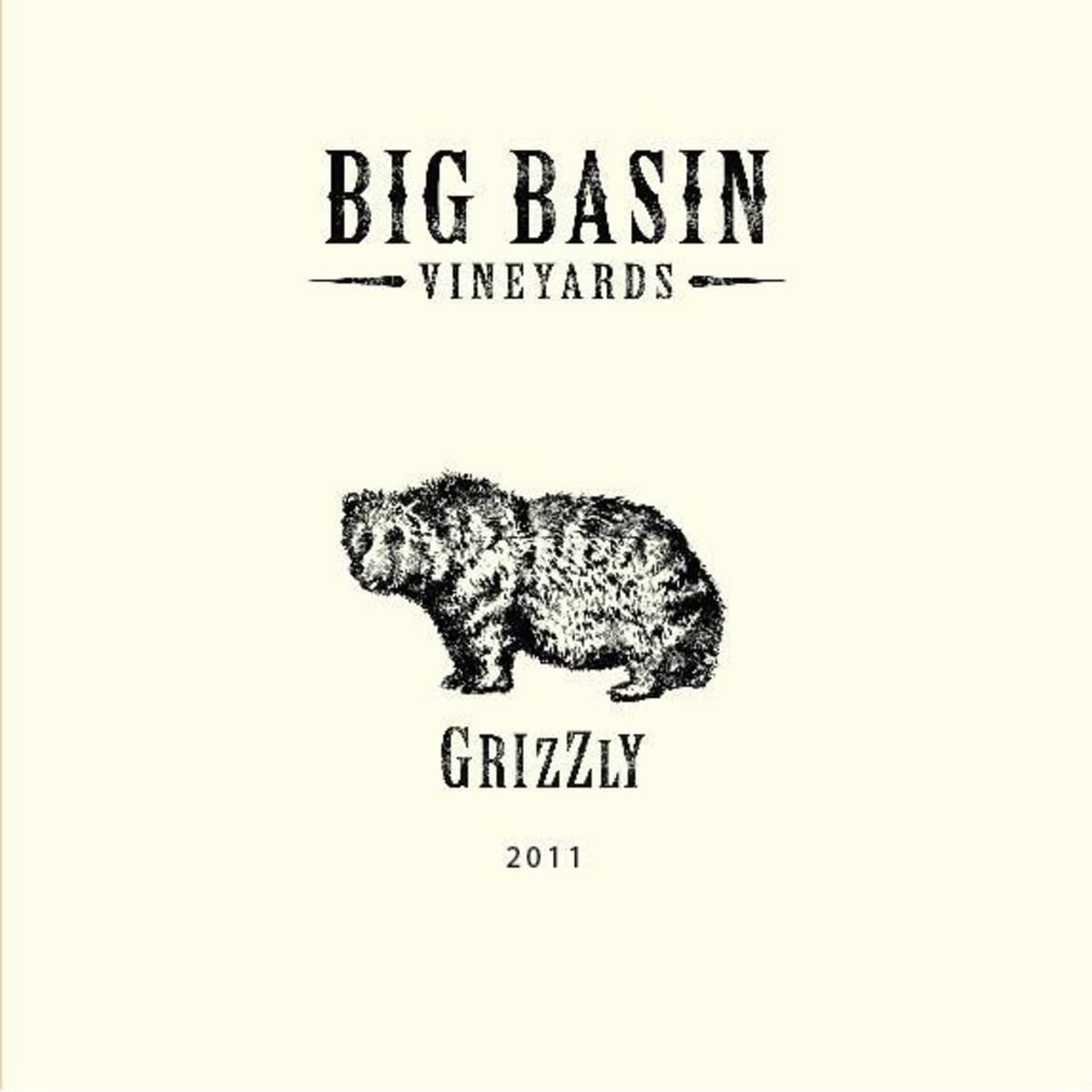 Big Basin Grizzly Red Blend 2011 Front Label