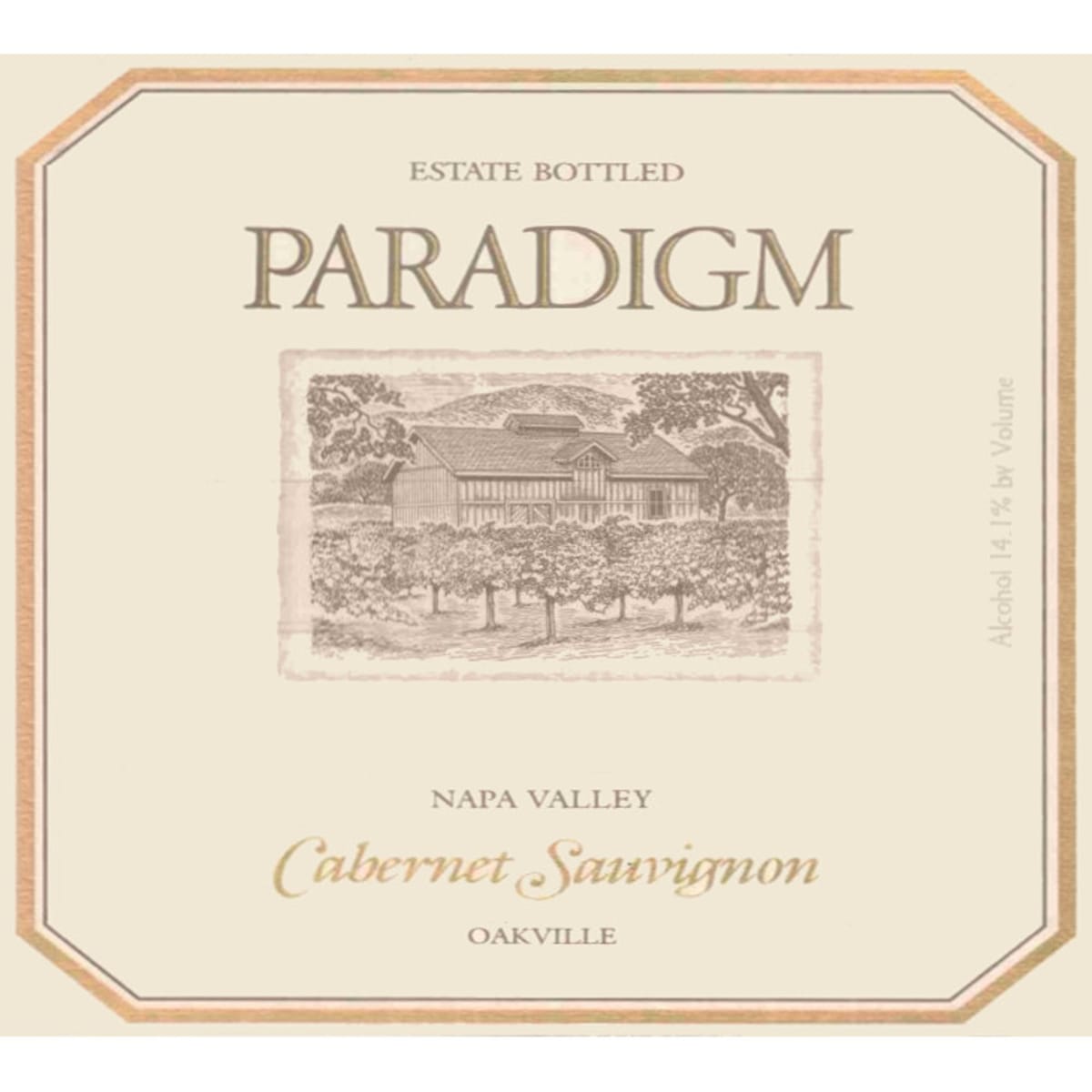 Paradigm Cabernet Sauvignon 2002 Front Label