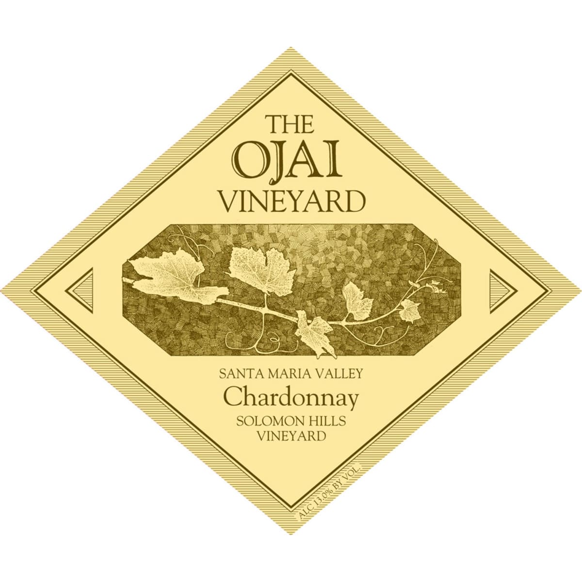 Ojai Solomon Hills Chardonnay 2008 Front Label