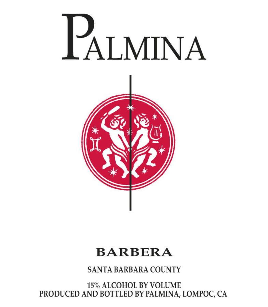 Palmina Barbera 2012 Front Label