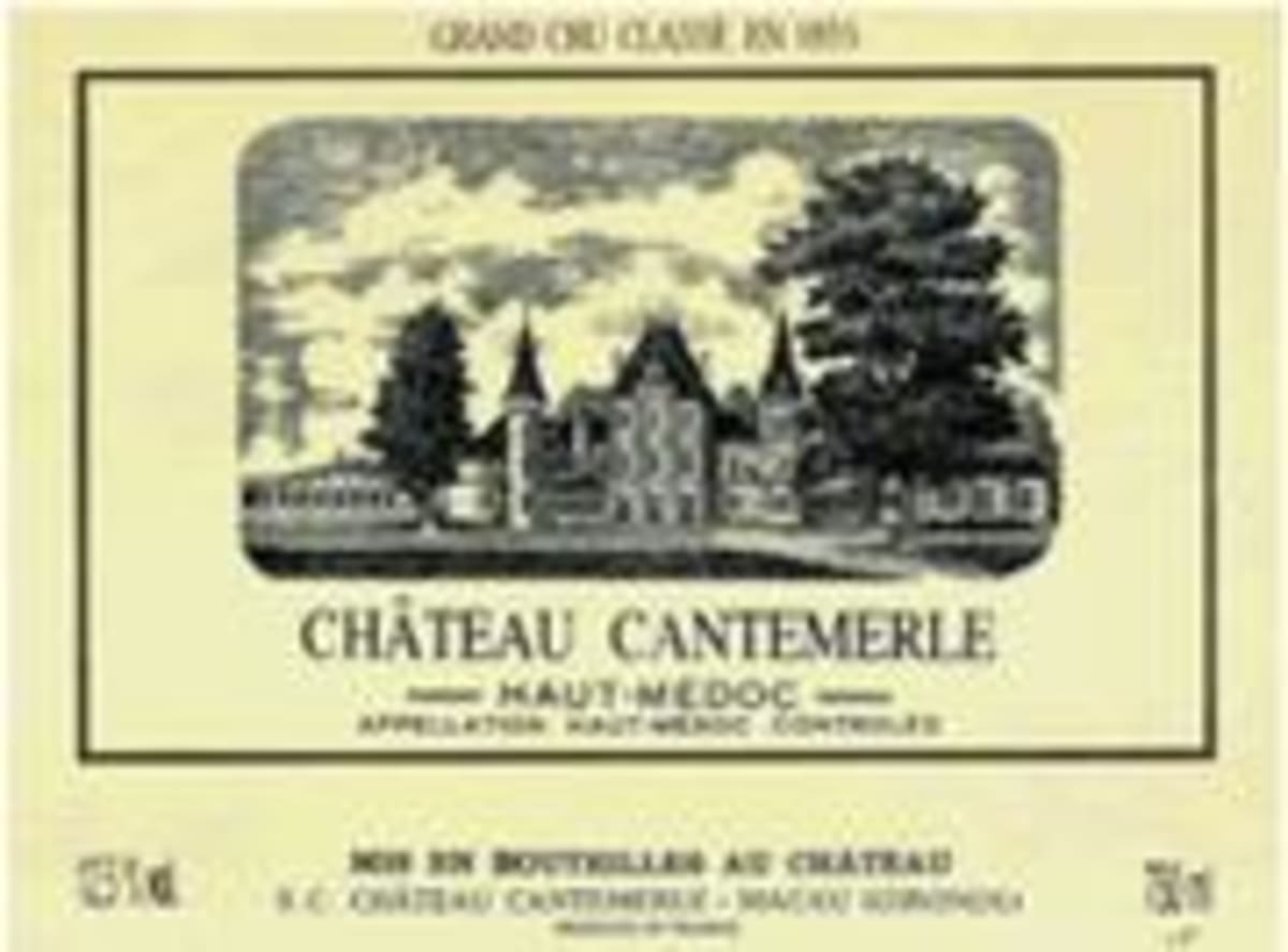 Chateau Cantemerle  1995 Front Label