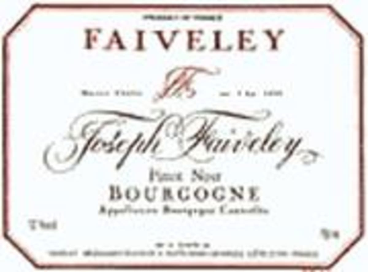 Faiveley Bourgogne Pinot Noir 1995 Front Label