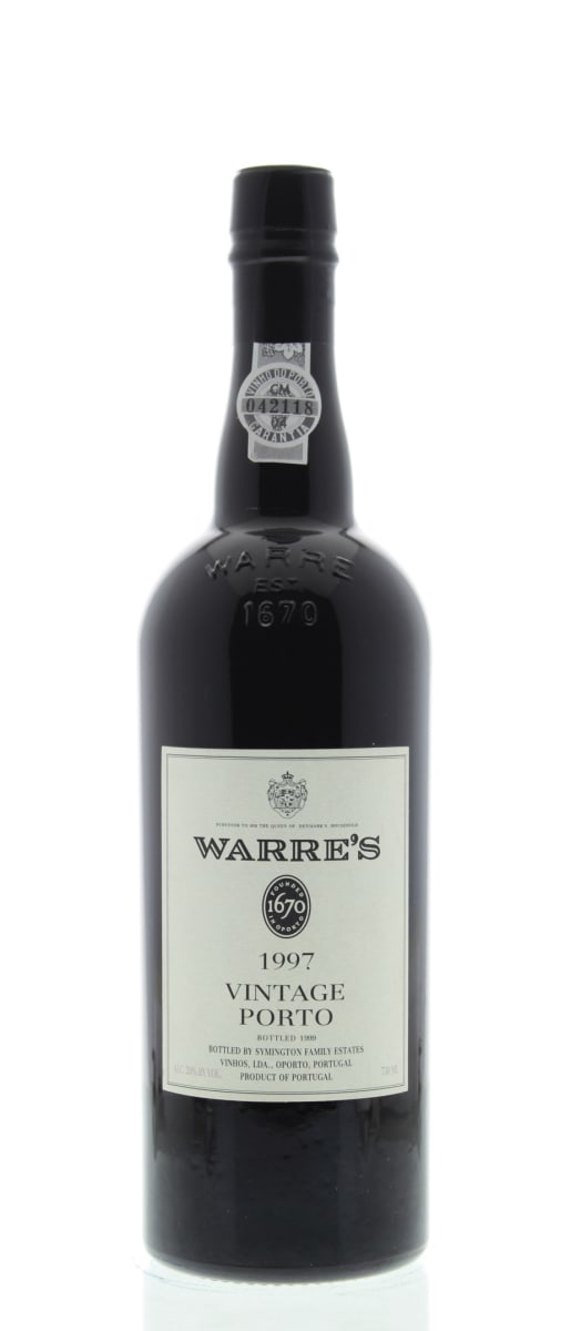 Warre's Vintage Port 1997 Front Bottle Shot