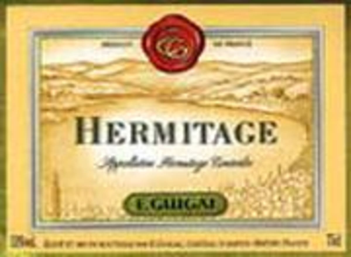 Guigal Hermitage Rouge (375ML half-bottle) 1996 Front Label