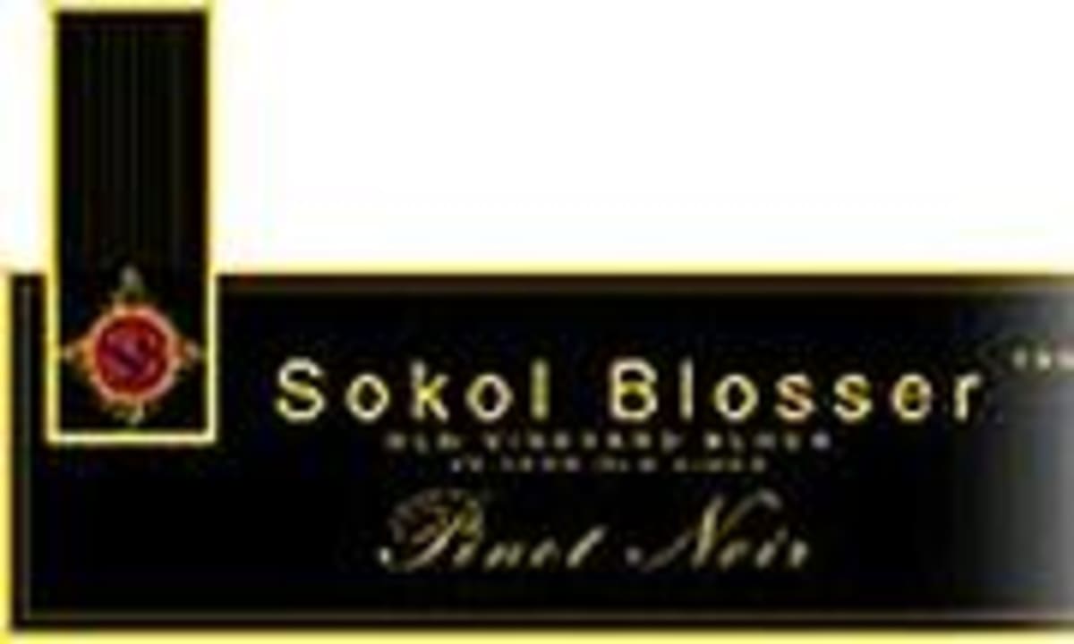 Sokol Blosser Old Vineyard Block Pinot Noir 1998 Front Label