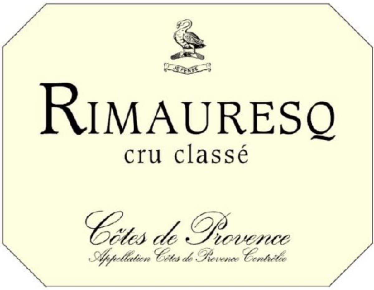Domaine Rimauresq Cotes de Provence Cru Classe Blanc 2013 Front Label