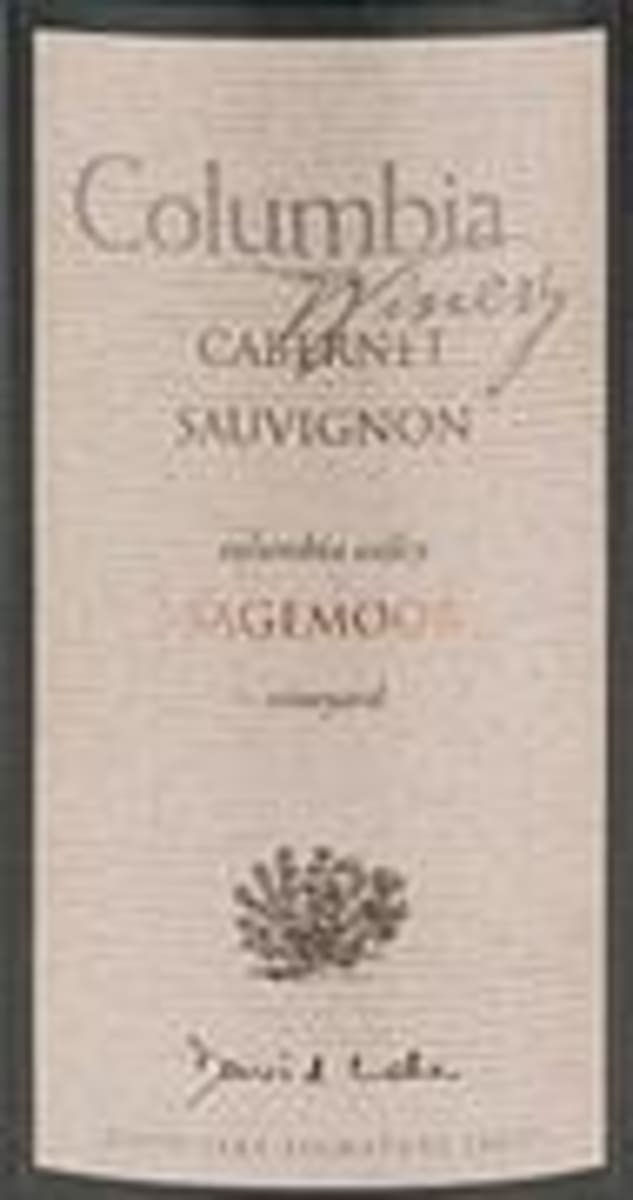 Columbia Winery Sagemoor Cabernet Sauvignon 1996 Front Label