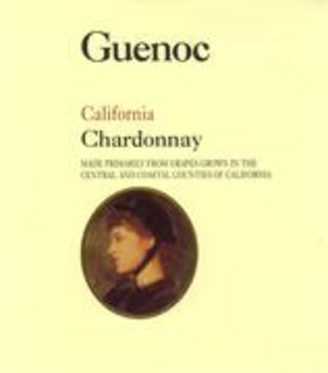 Guenoc California Chardonnay 1999 Front Label