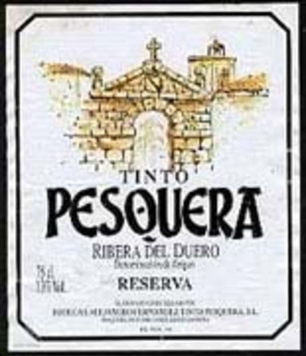 Pesquera Reserva 1996 Front Label