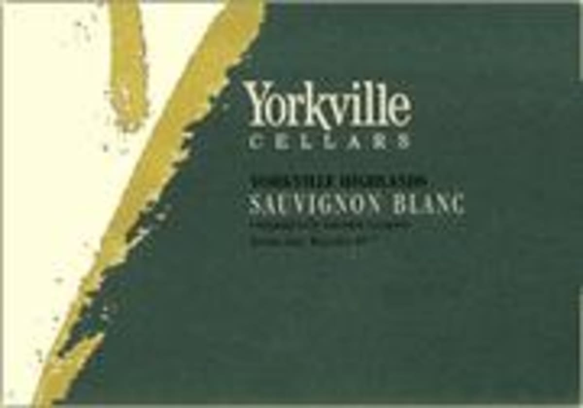 Yorkville Cellars Sauvignon Blanc Randle Hill Vineyard 1999 Front Label