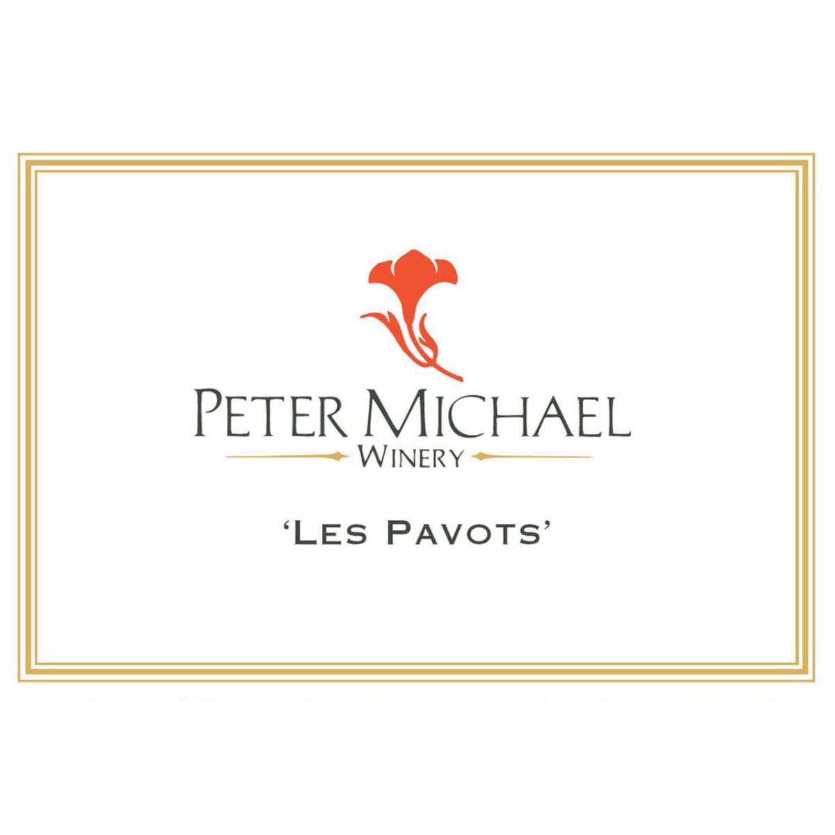 Peter Michael Les Pavots (3 Liter) 2008 Front Label