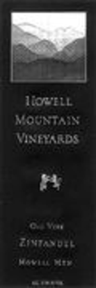 Howell Mountain Vineyards Old Vine Zinfandel 1998 Front Label
