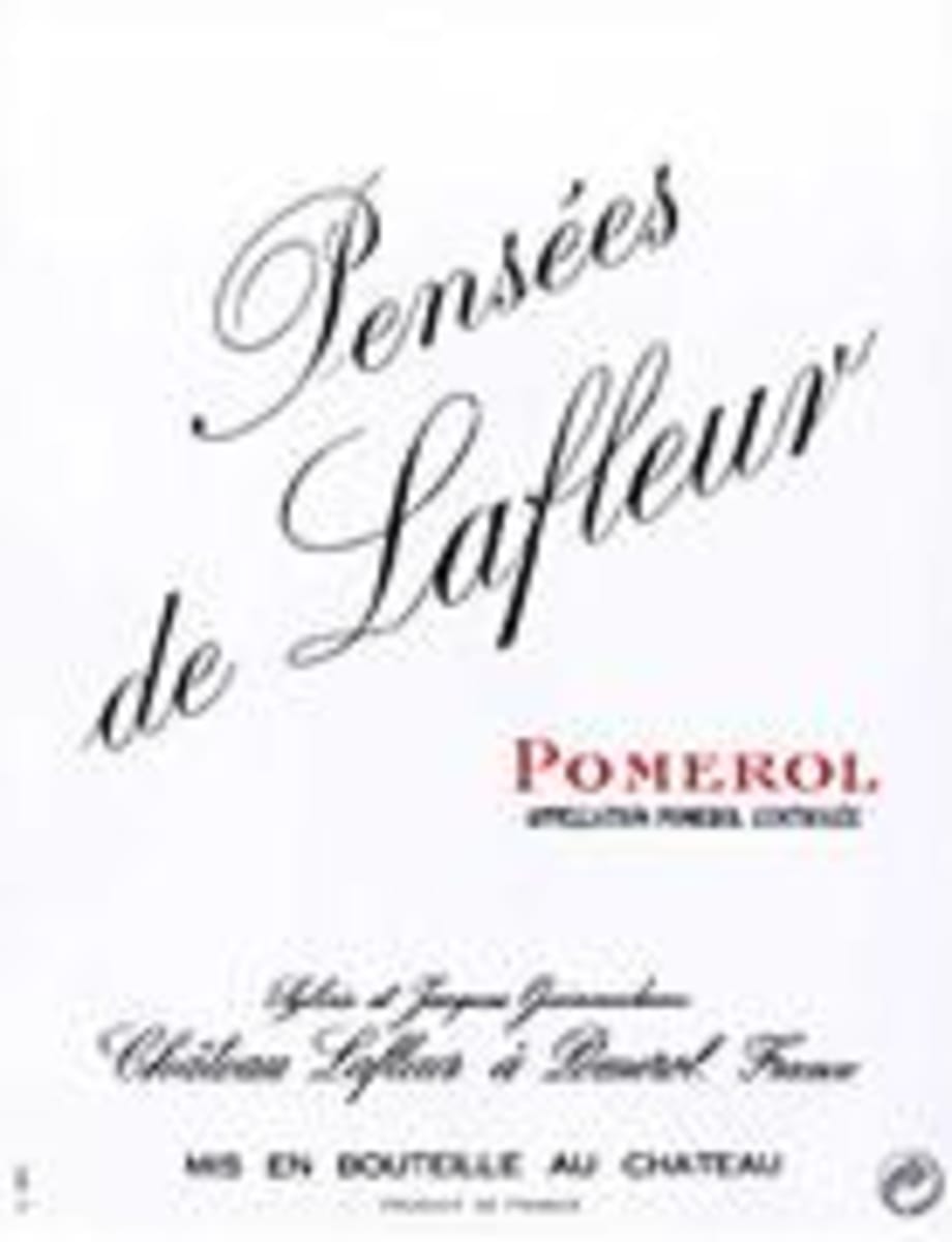 Chateau Pensees de La Fleur 1996 Front Label