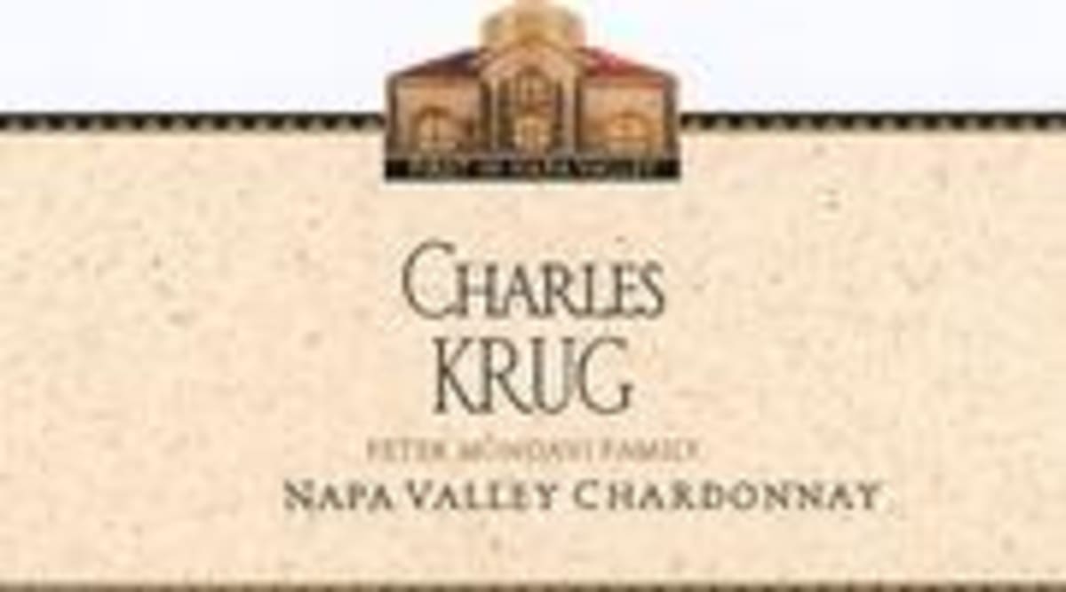 Charles Krug Napa Valley Chardonnay 1997 Front Label