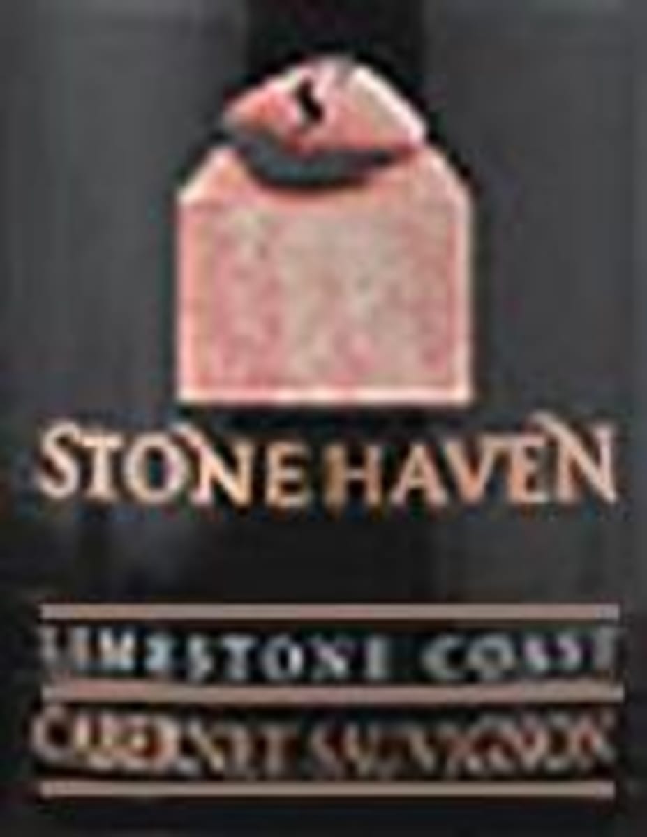 Stonehaven Limestone Coast Cabernet Sauvignon 1999 Front Label