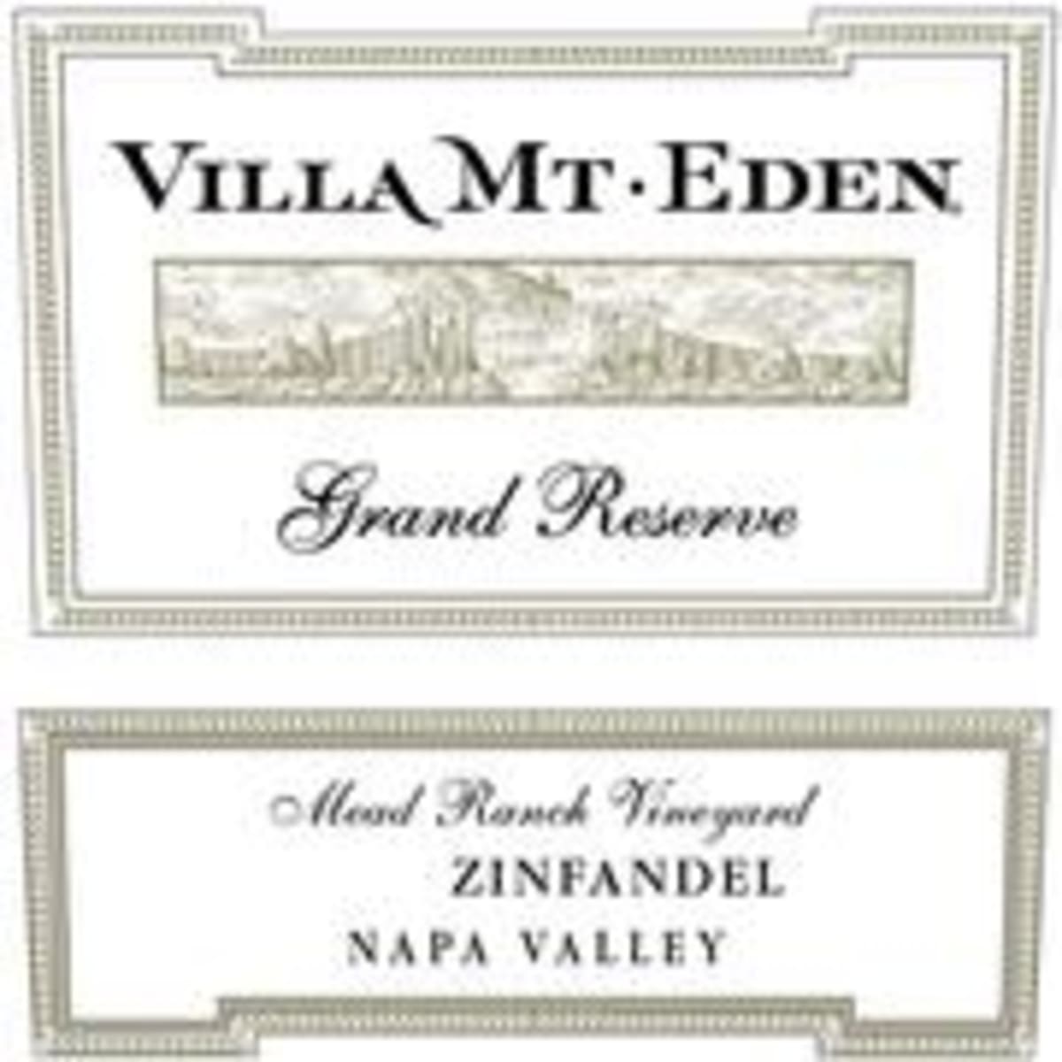 Villa Mt. Eden Grand Reserve Mead Ranch Zinfandel 1999 Front Label