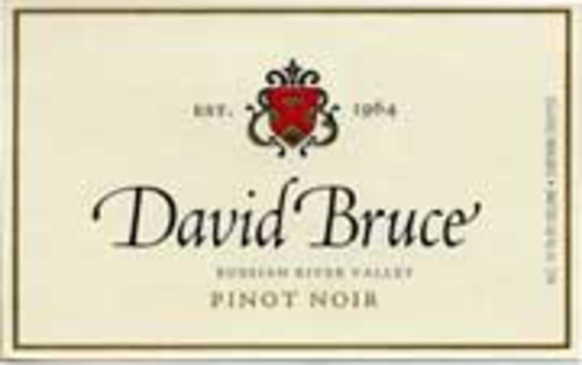 David Bruce Russian River Pinot Noir 2000 Front Label