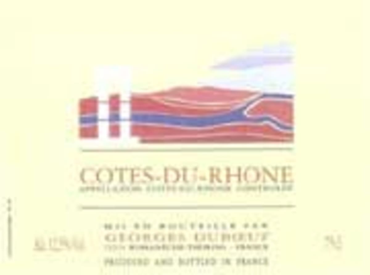 Duboeuf Cotes-du-Rhone Rouge 2001 Front Label