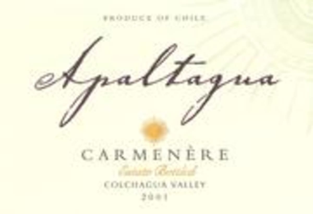 Apaltagua Estate Carmenere 2001 Front Label