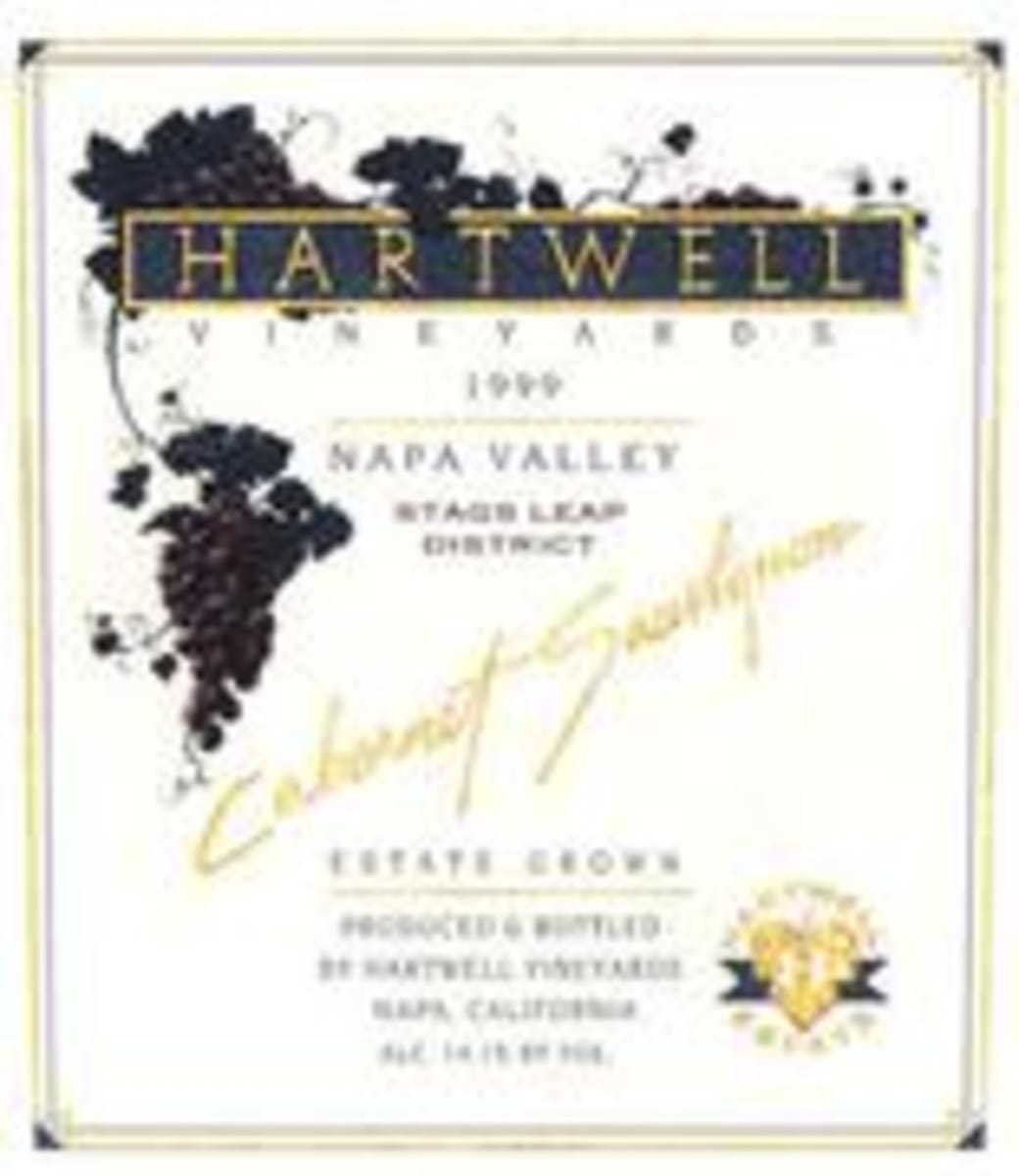 Hartwell Stags Leap District Cabernet Sauvignon (1.5 Liter Magnum) 1999 Front Label