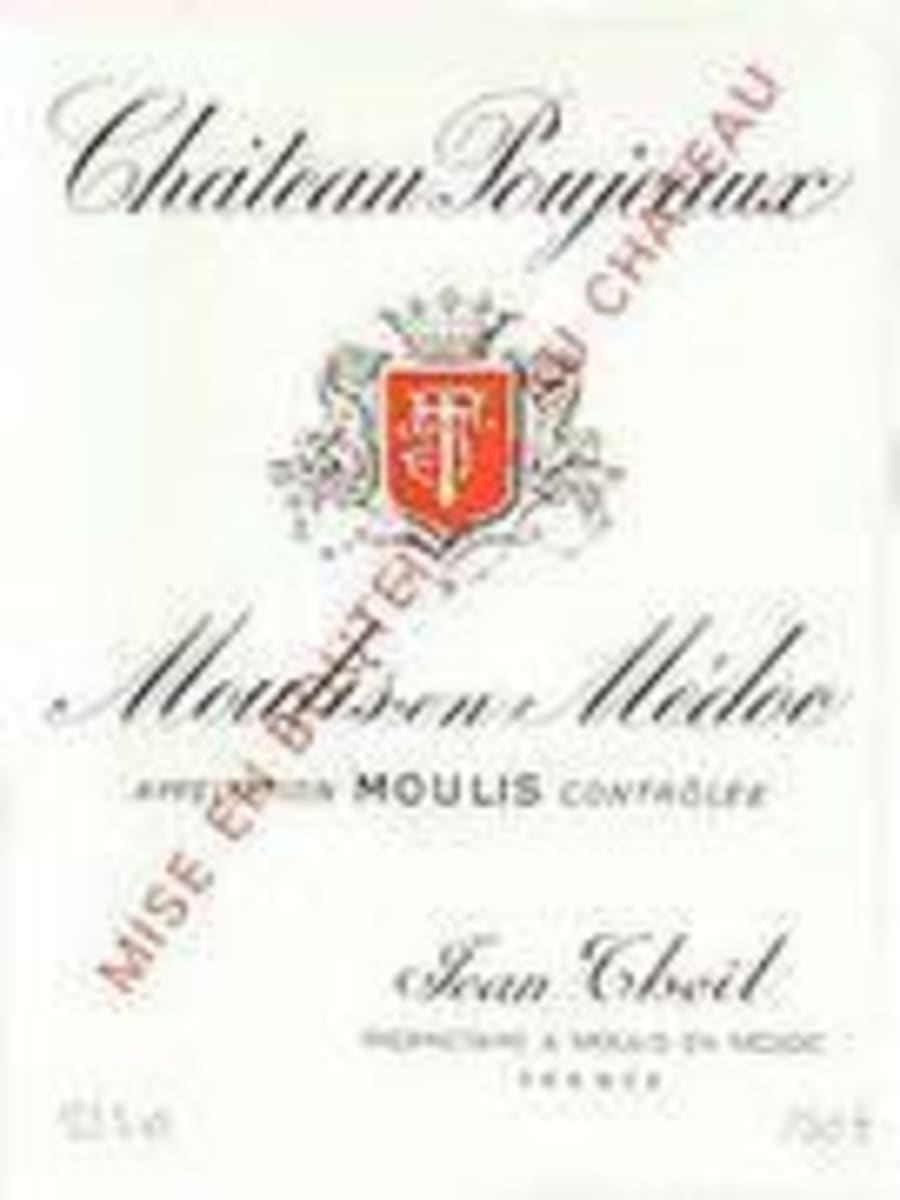 Chateau Poujeaux  2000 Front Label